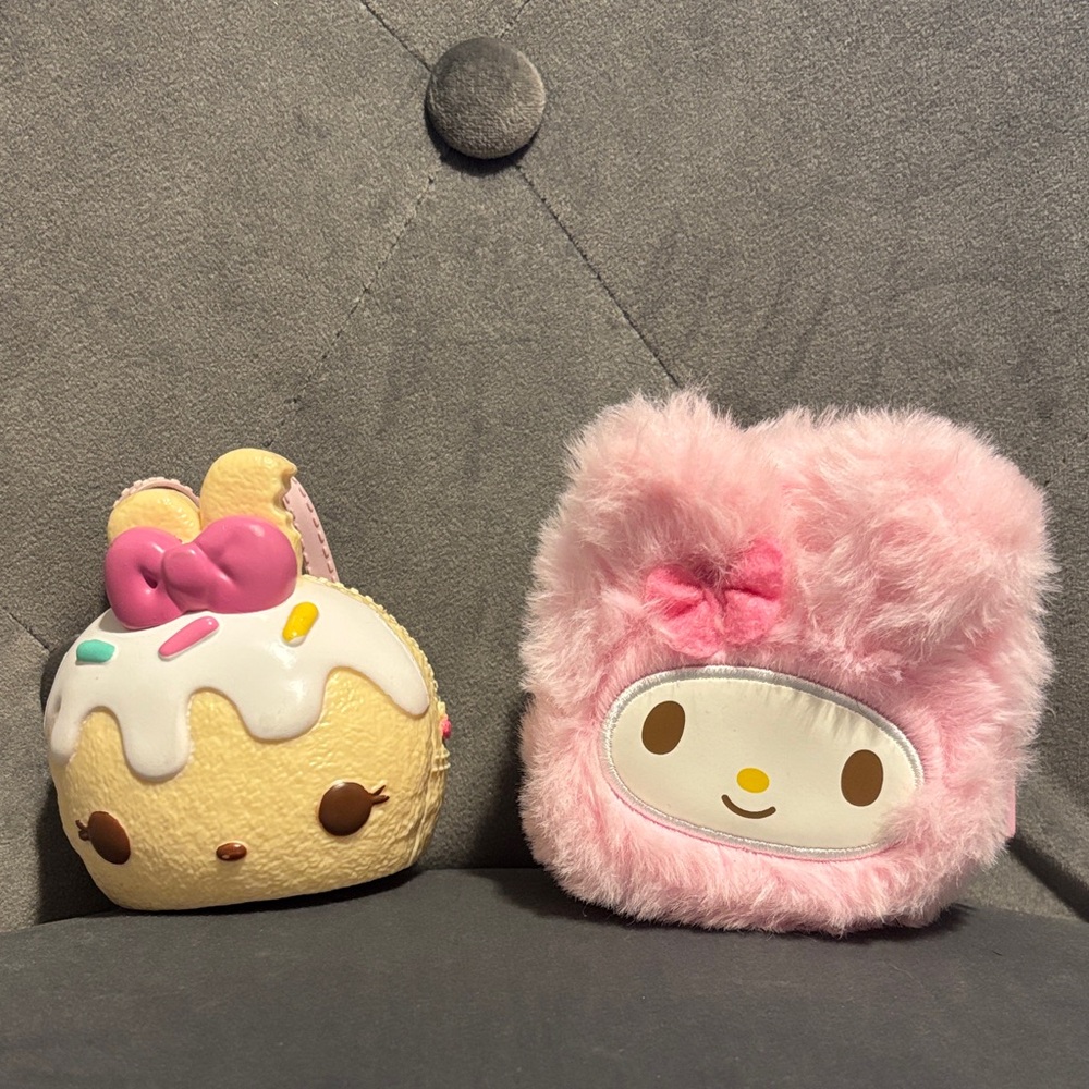 Hello Kitty My Melody Mini Backpack & LOL Surprise Bunny Cupcake Backpack Bundle